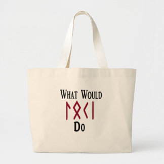 What Would LOKI Do Large Tote Bag