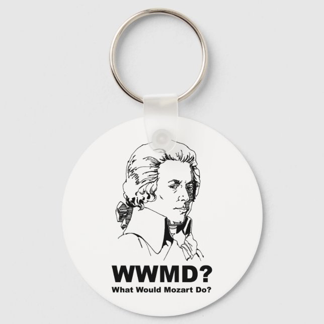 What Would Mozart Do Key Ring (Front)