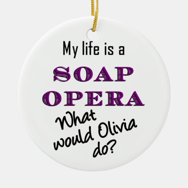 What Would Olivia Do? Ornament (Front)