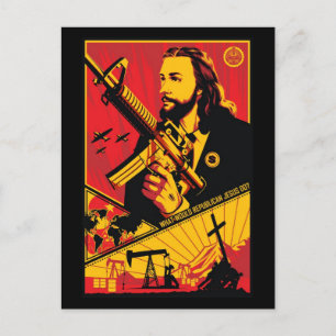 What Would Republican Jesus Do? Postcard