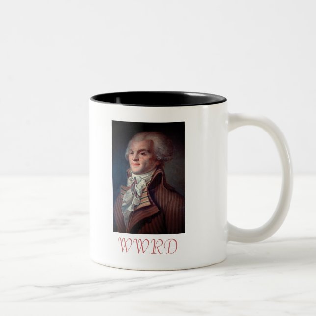 What Would Robespierre Do? Two-Tone Coffee Mug (Right)