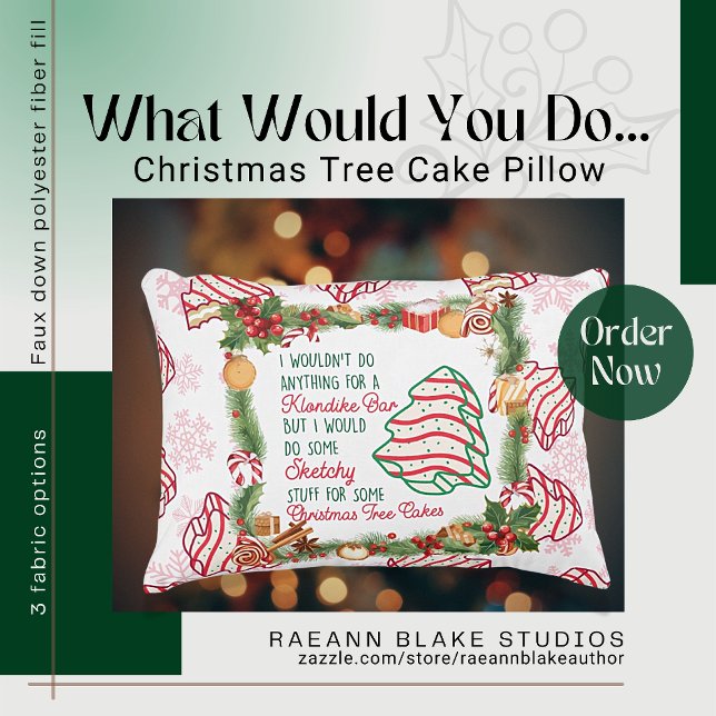 What Would You Do for a Christmas Tree Cake Pillow (Creator Uploaded)