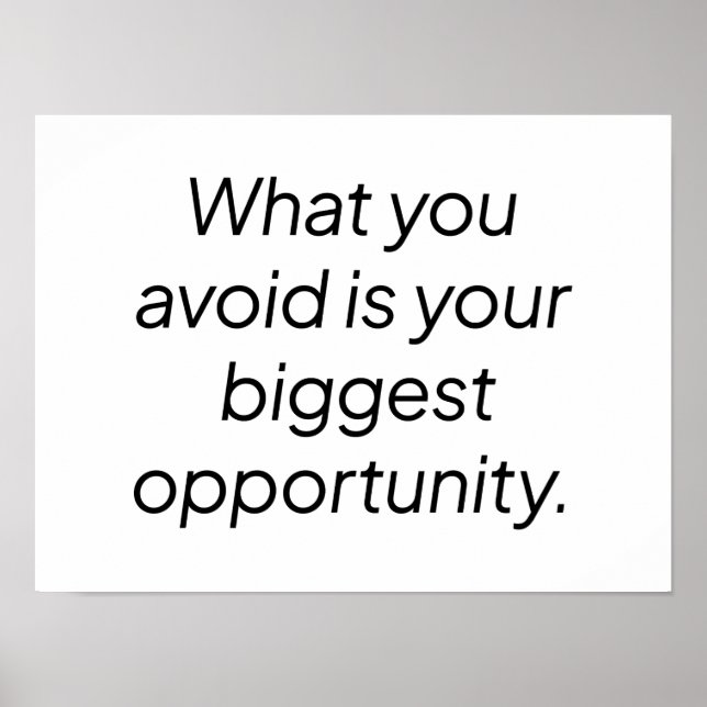 What You Avoid Poster (Front)