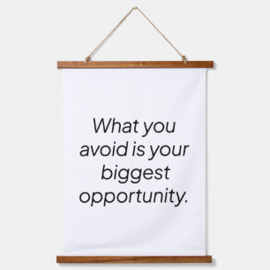 What You Avoid Wood Topped Wall Tapestry