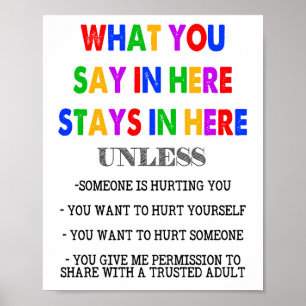What You Say in Here Stays in Here Poster
