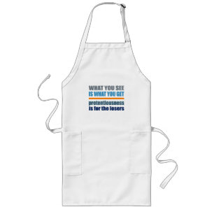 What You See Is What You Get apron