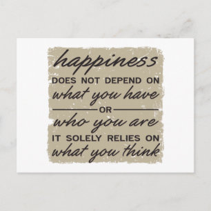 What You Think Postcard