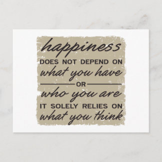 What You Think Postcard