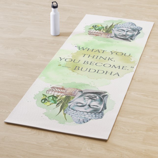 What You Think Watercolor Yoga Mat (In Situ)