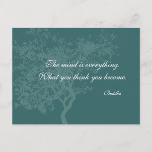 What You Think You Become Quote - Buddha PostCards