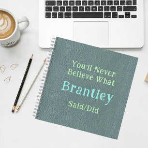 What Your Child Says and Does Tracker Notebook