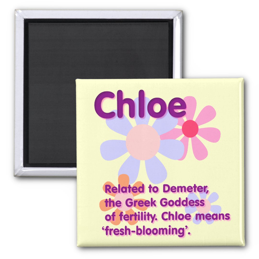 What Your Name Means Chloe Magnet Zazzle 0636