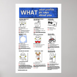 What Your Profile Pic Says About You Poster