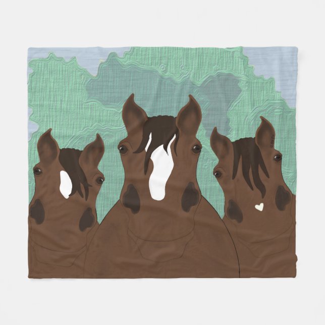 Whatcha Doin' Fleece Blanket (Front (Horizontal))