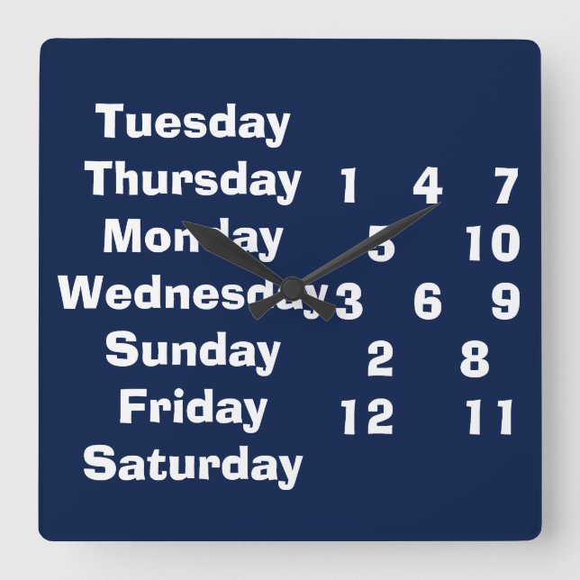 WHATEVER AND WHENEVER CLOCK FOR RETIREE/OTHERS (Front)