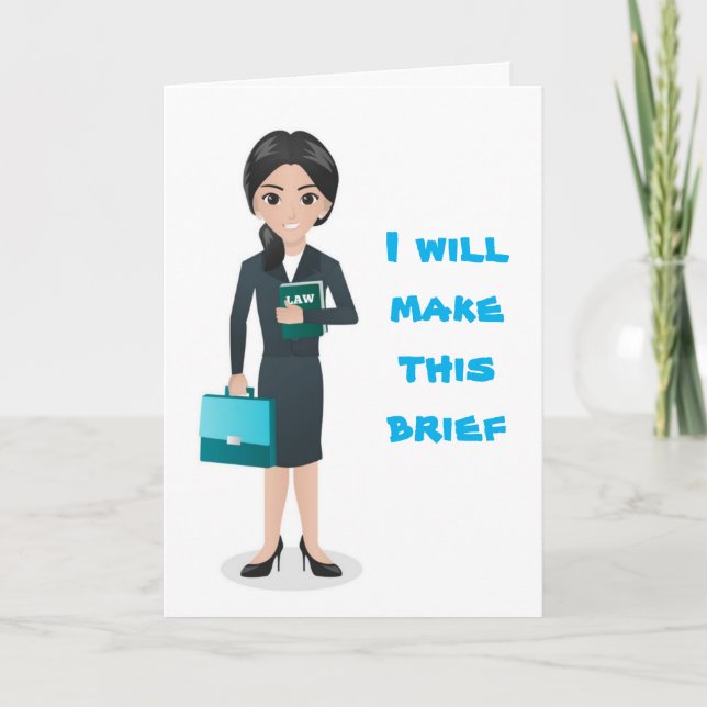 WHATEVER CASE MAY BE "LAWYER HUMOR" CARD (Front)