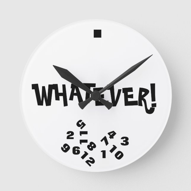 WHATEVER clock (Front)