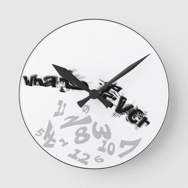 Whatever Decorative Analogue Wall Clock (Front)