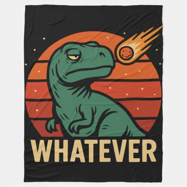 Whatever Fleece Blanket, Large 152.4 x 203.2 cm (Front)