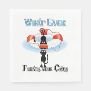 WhatEver Floats your Cats 2 Napkin