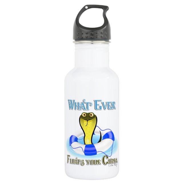 Whatever Floats Your Cobra 532 Ml Water Bottle (Front)