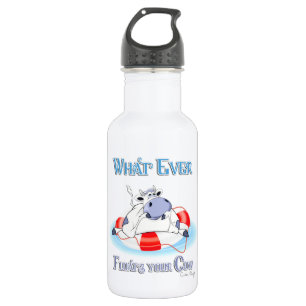 Whatever Floats Your Cow 3 532 Ml Water Bottle