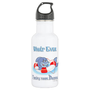 Whatever Floats Your Dolphin 532 Ml Water Bottle