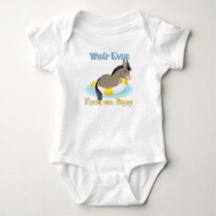 Whatever Floats Your Donkey Baby Bodysuit