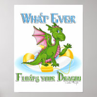 Whatever Floats Your Dragon Cute