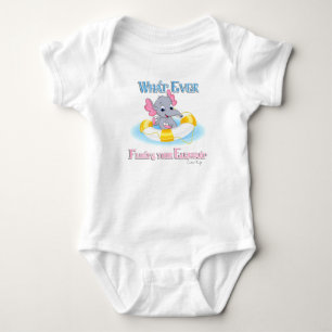 Whatever Floats Your Elephant 3 Baby Bodysuit