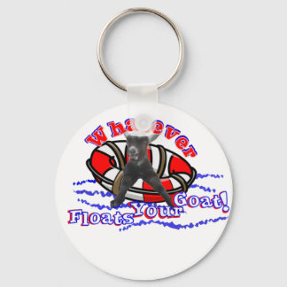 Whatever Floats Your Goat Key Ring