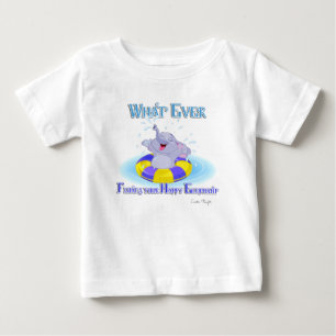 Whatever Floats Your Happy Elephant Baby T-Shirt