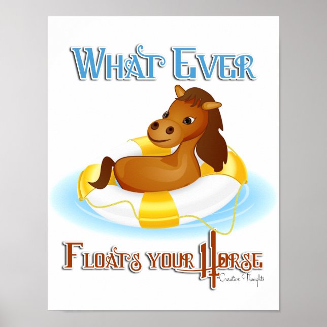 Whatever Floats Your Horse 2 Poster (Front)