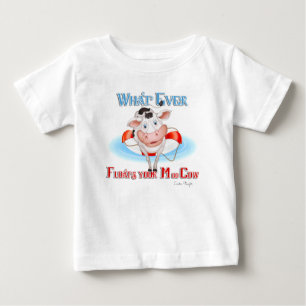 Whatever Floats Your Moo Cow Baby T-Shirt