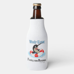 Whatever Floats your Narwhal Meme Bottle Cooler