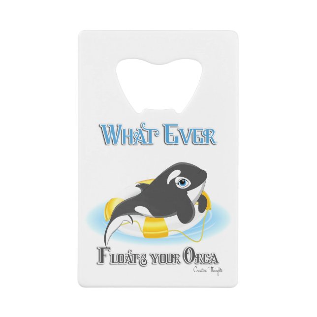 Whatever Floats Your Orca Whale (Front)