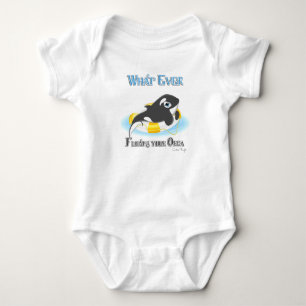 Whatever Floats Your Orca Whale Baby Bodysuit