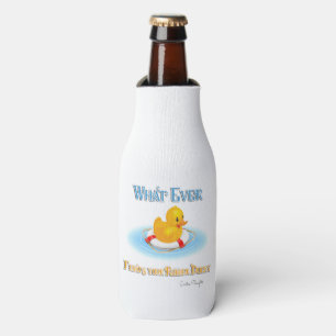 Whatever Floats Your Rubber Ducky Bottle Cooler