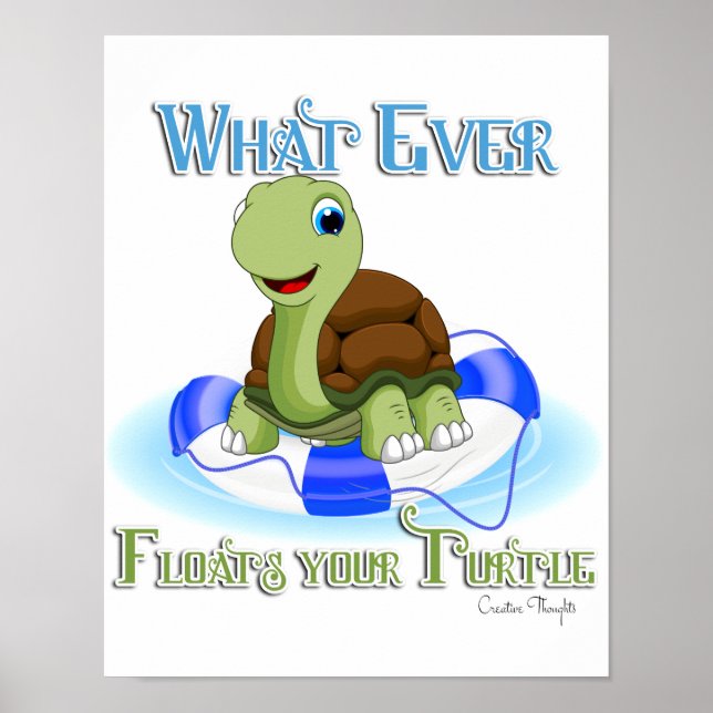 Whatever Floats Your Turtle 2 Poster (Front)