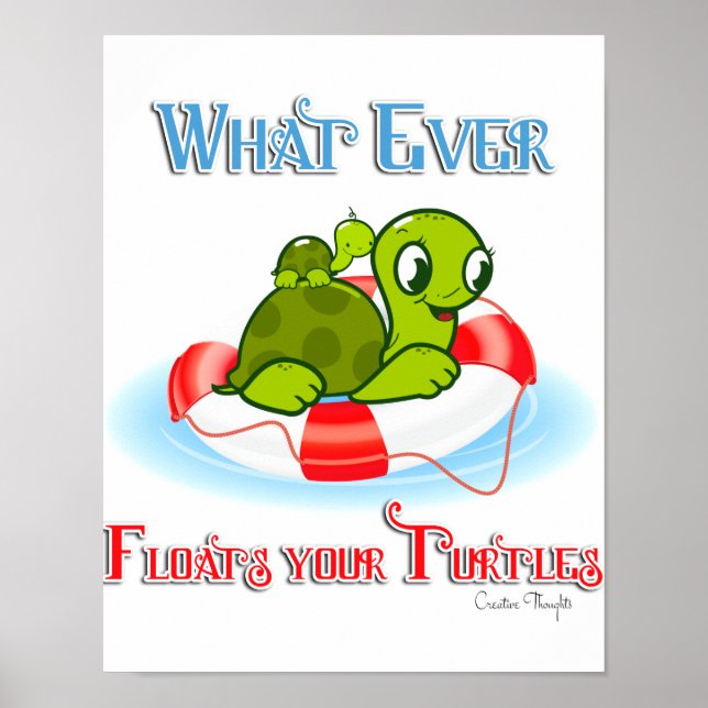 Whatever Floats Your Turtles 2 Poster (Front)