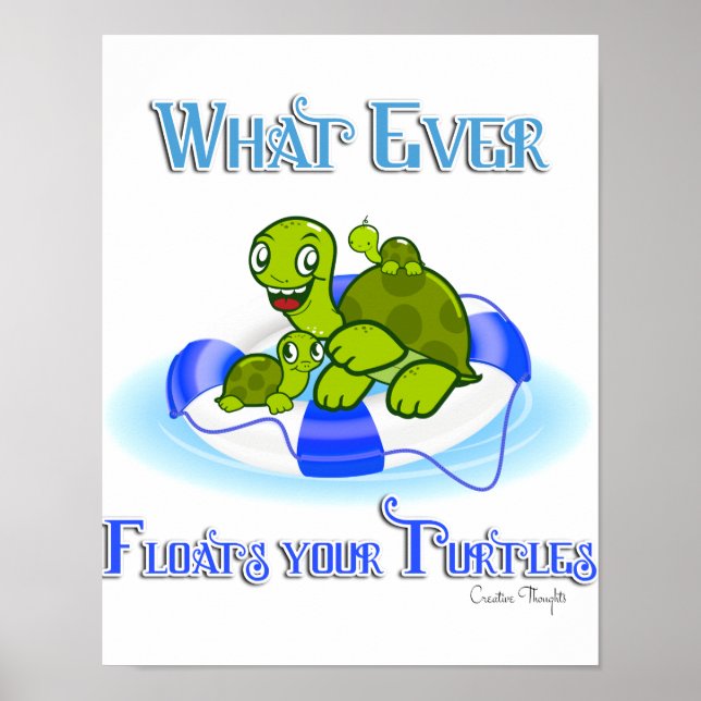 Whatever Floats Your Turtles 3 Poster (Front)
