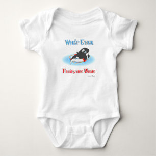 Whatever Floats Your Whale Baby Bodysuit