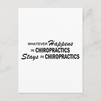 Whatever Happens - Chiropractics Postcard
