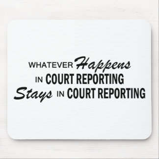 Whatever Happens - Court Reporting Mouse Mat
