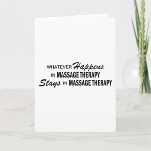 Whatever Happens - Massage Therapy Card