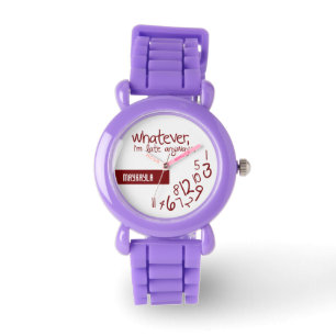 whatever, I'm late anyways Watch