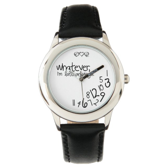 whatever, I'm late anyways Watch (Front)