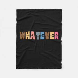 Whatever Is True Honorable Lovely Praiseworthy Fleece Blanket