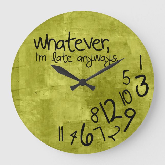 whatever large clock (Front)