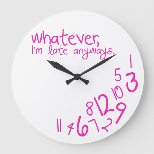 whatever large clock (Front)